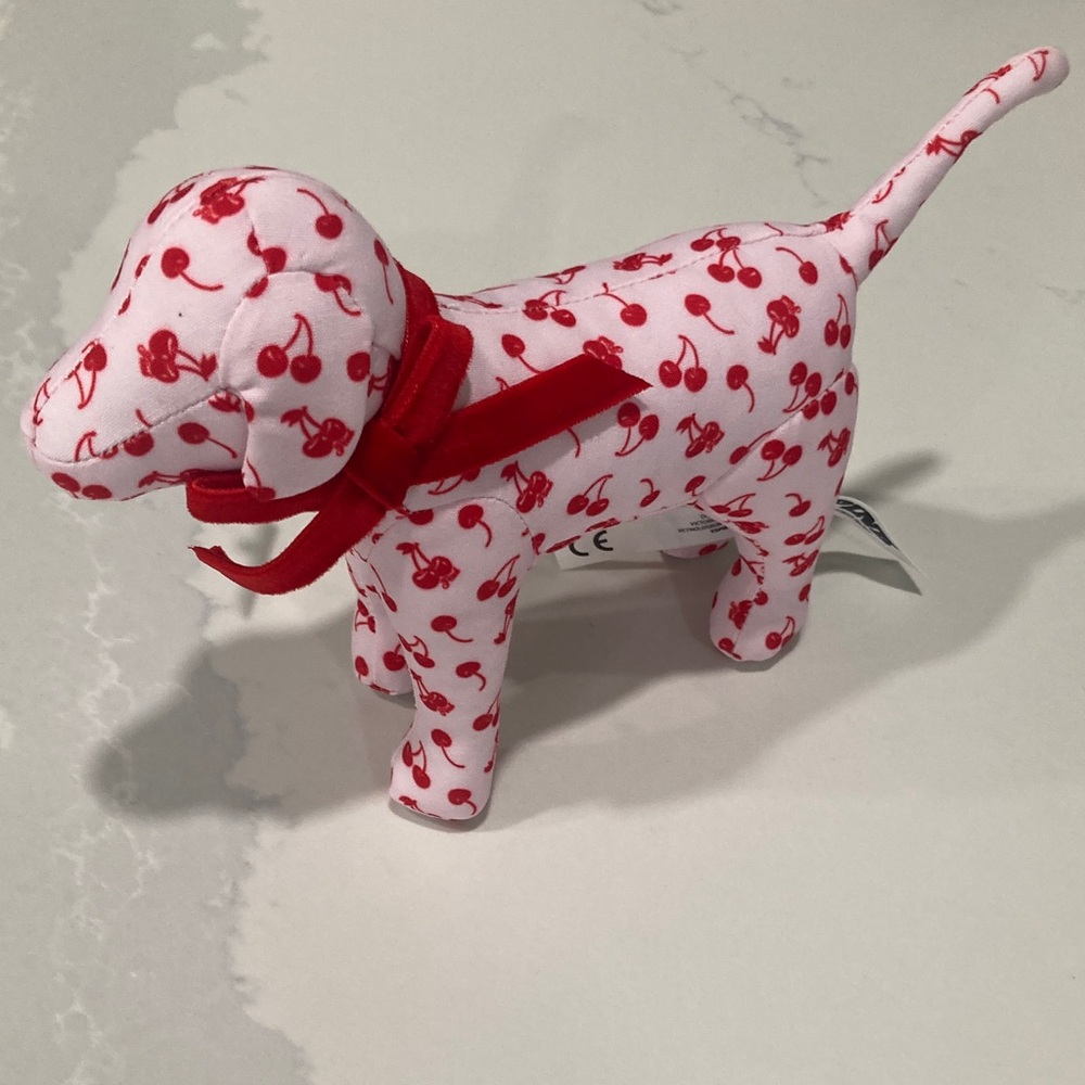 PINK Victoria's Secret Cherry Pattern Dog Toy